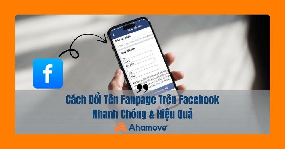 cách đổi tên fanpage trên facebook