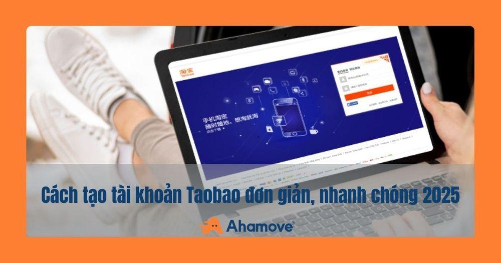 Cách tạo tài khoản taobao