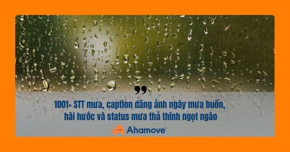 stt mưa
