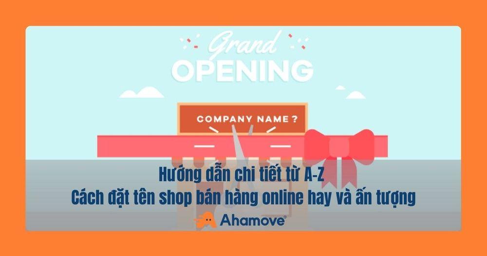 tên shop bán hàng online hay